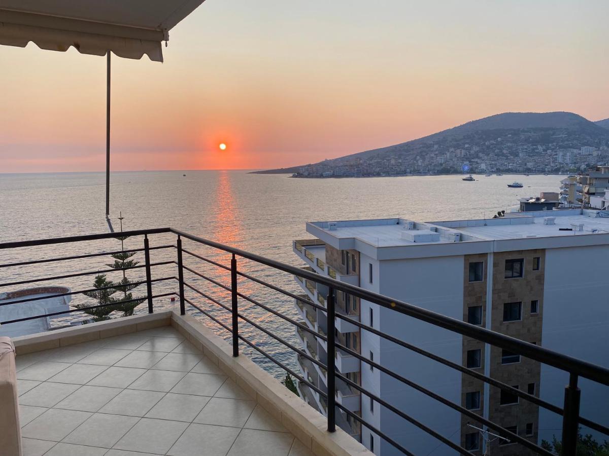 Apartment With Huge Sea View Balcony Sarande Exterior photo