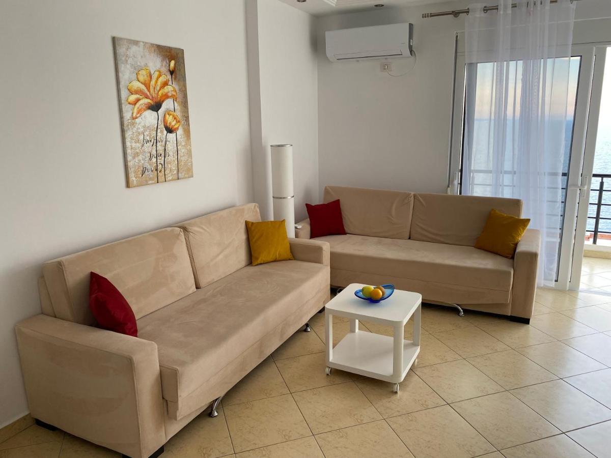 Apartment With Huge Sea View Balcony Sarande Exterior photo