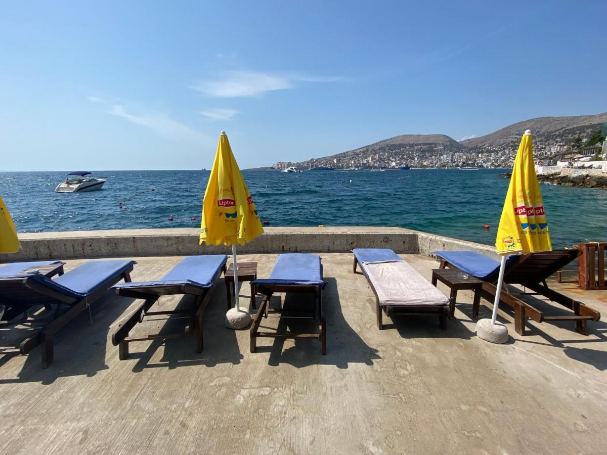 Apartment With Huge Sea View Balcony Sarande Exterior photo